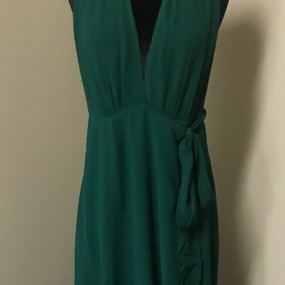 REFORMATION Waltz Dress in Emerald Green Medium M - Picture 7 of 7